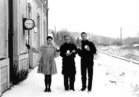 carte postale de Valentine Verhaeghe, Bob Lens, Michel Collet