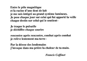 carte postale de Francis Coffinet