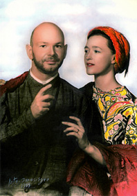 carte postale de Stéphane Olry & Corine Miret